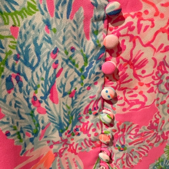 Lilly Pulitzer Prosecco Pink Cally Soft Shift Dress - Picture 9 of 11